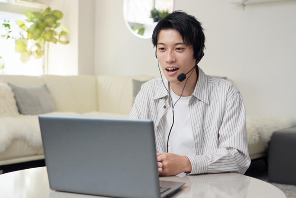 登録時はオンライン面談